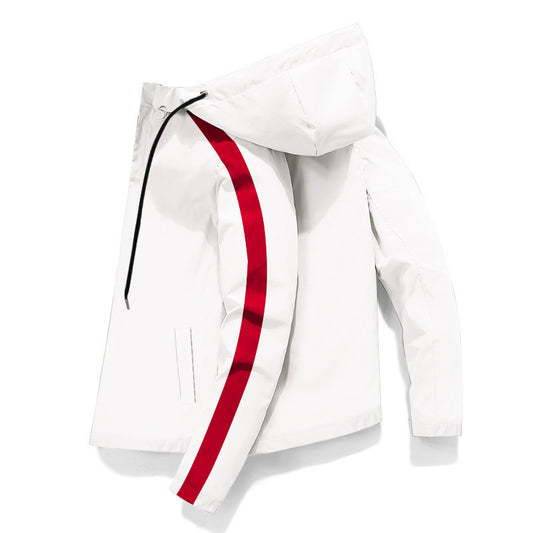 New Casual Fashion Men's Jacket Color Matching