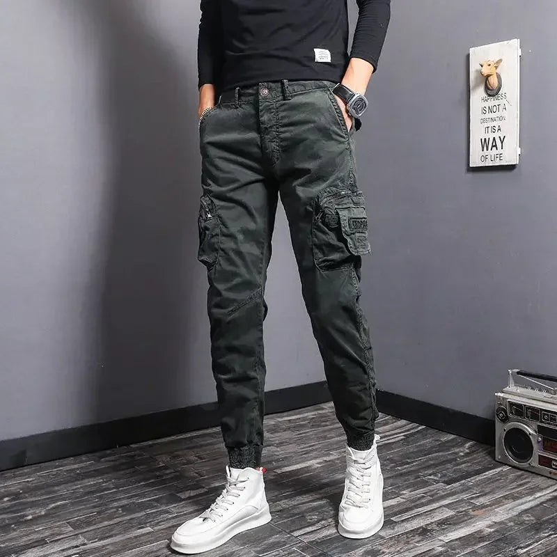 Casual Cargo Pants for Men Camo New In Camouflage Designer Cheap Regular Fit Korean Style Trousers Man Cheapest Street Harajuku