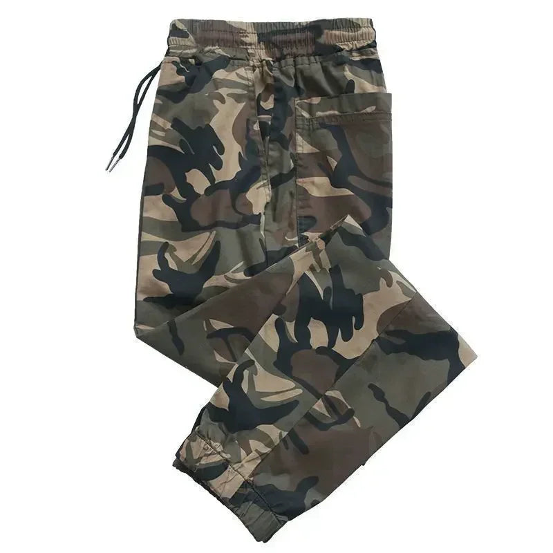 Men's Cargo Pants Camouflage Work Wear Male Trousers Harem Camo Techwear Y2k Emo High Quality Cheap Large Size Fashion Big Loose