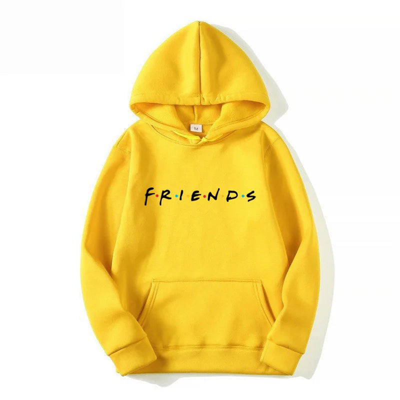 2024 New Autumn and winter fashion friends hoodie sweatshirt white friend shirt and hat hooded sweatshirt for men and women