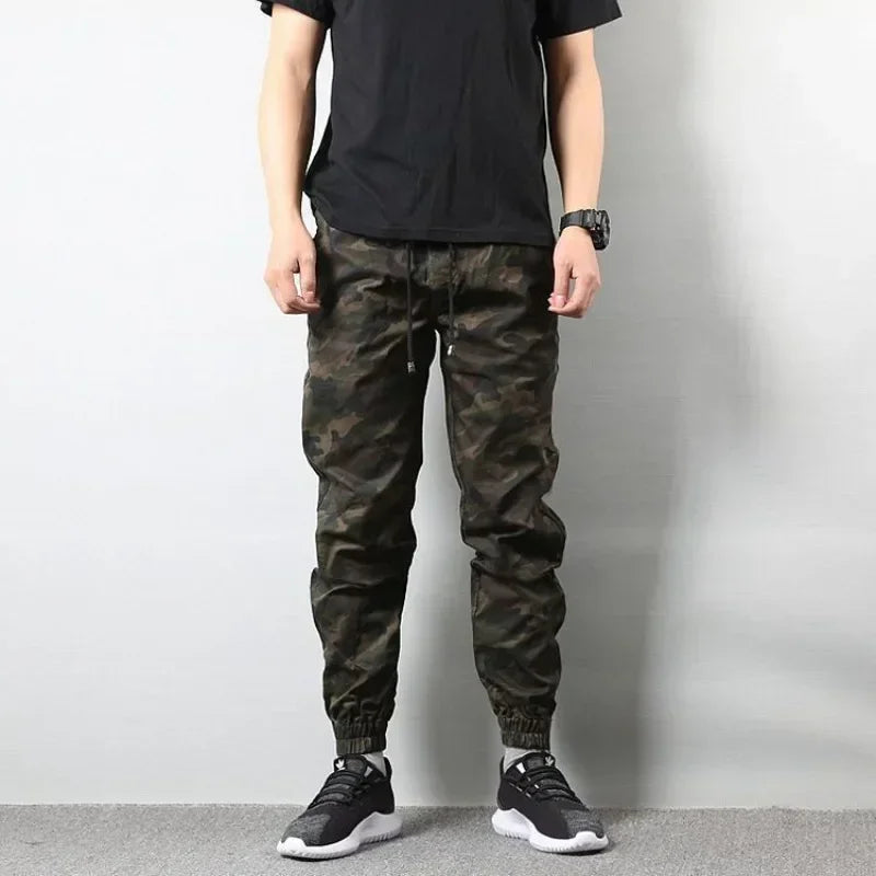 Men's Cargo Pants Camouflage Work Wear Male Trousers Harem Camo Techwear Y2k Emo High Quality Cheap Large Size Fashion Big Loose