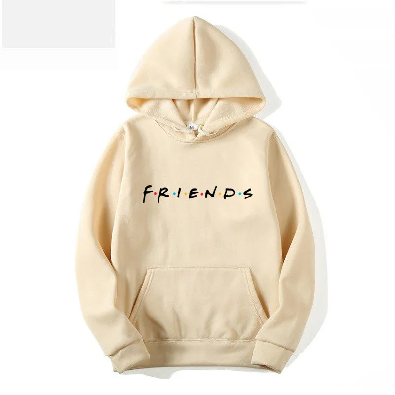 2024 New Autumn and winter fashion friends hoodie sweatshirt white friend shirt and hat hooded sweatshirt for men and women