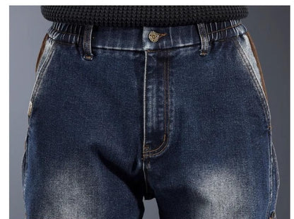 American-style Heavy New Patchwork Overalls Men