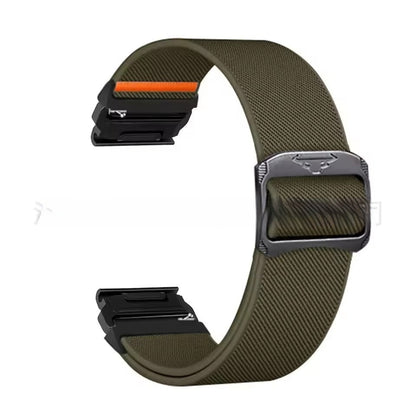 Cow Head Buckle Elastic Nylon Strap