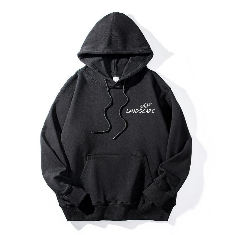 Japanese Tide Ukiyoe Star Print Hoodie Sweatshirt Men