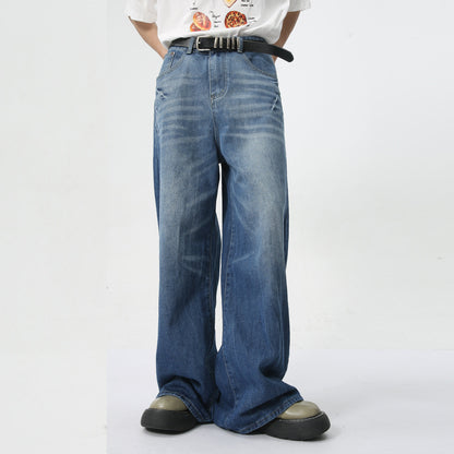 Men's Summer New Loose Straight Jeans