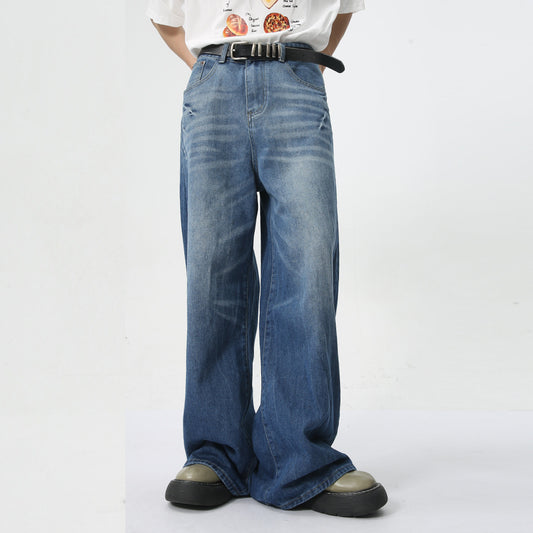 Men's Summer New Loose Straight Jeans