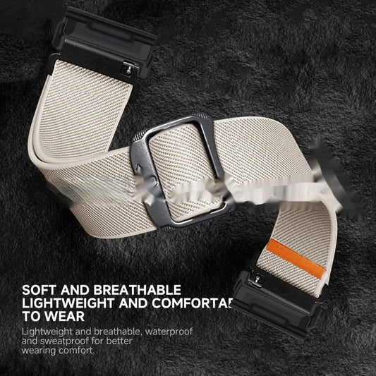 Cow Head Buckle Elastic Nylon Strap