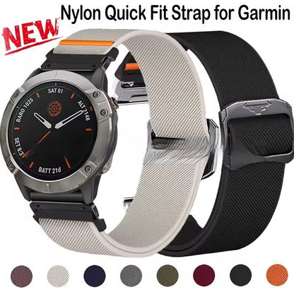 Cow Head Buckle Elastic Nylon Strap