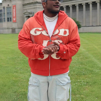 Fashion Digital Printing Loose Men's Women's Pullover