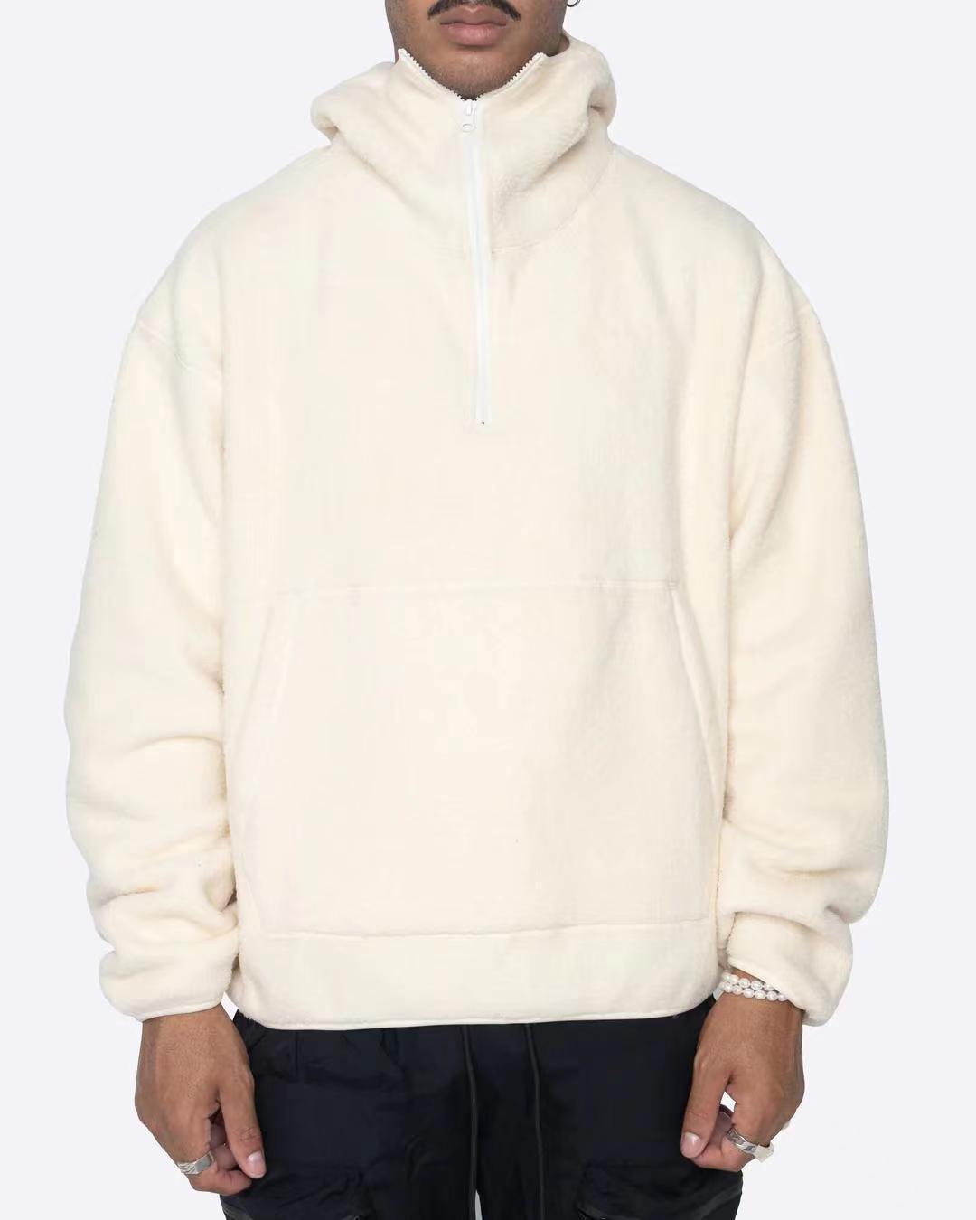Trendy Men's Casual Brushed Hoody Zipper
