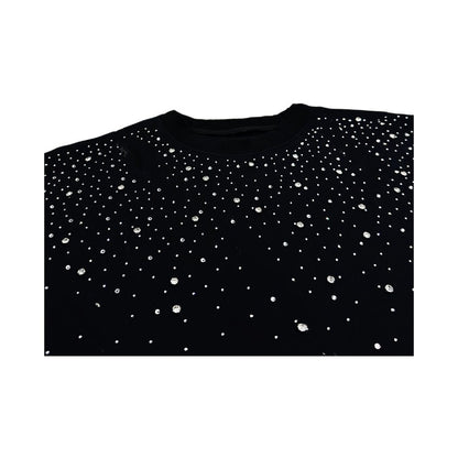 Men's And Women's New Rhinestone Hooded Sweater