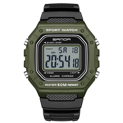 Swimming Waterproof Youth Electronic Watch Simple Alarm Clock