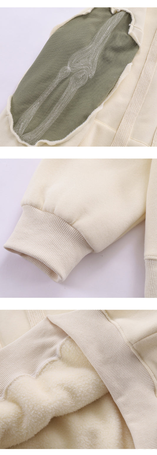 Retro Trendy Brand Thickened Fleece Sweater