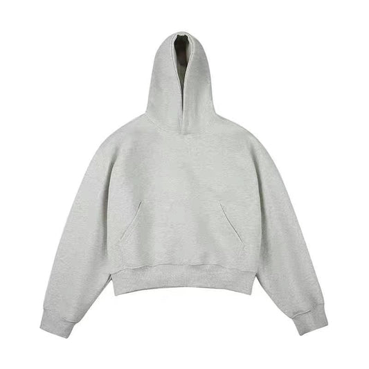 Short Chinese Cotton Composite Silver Fox Velvet Hooded Sweater
