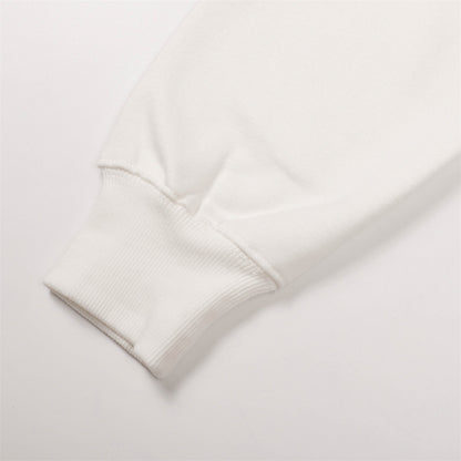 Men's Creative Printing Fleece Hooded Sweatshirt