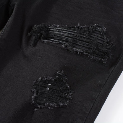 Jeans Men's High Street Fashion Brand Street Ripped Jeans