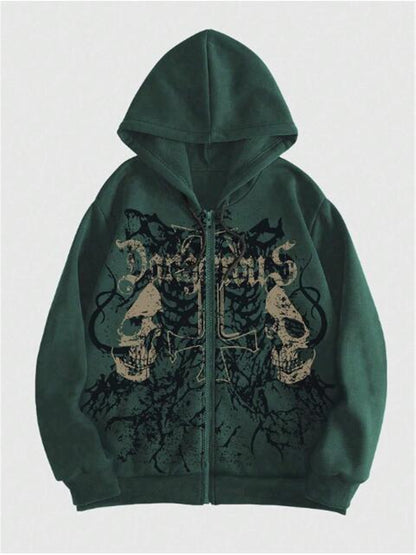 Men's Sweater Printing Stylish Hooded Sweatshirt Teen's Top