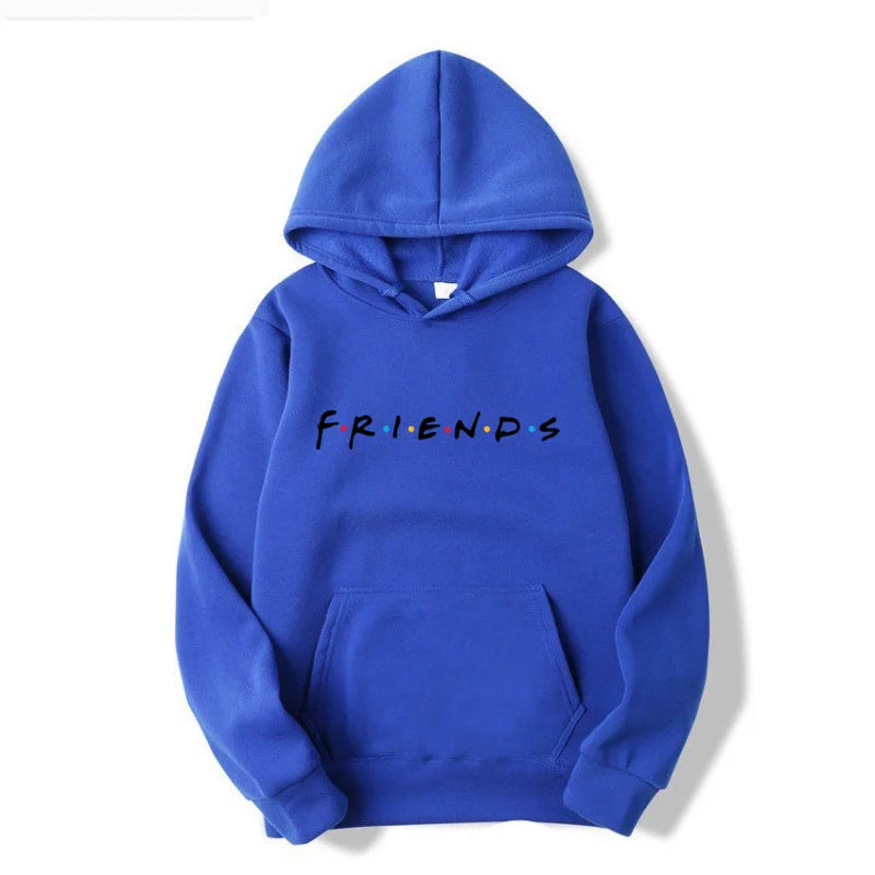 2024 New Autumn and winter fashion friends hoodie sweatshirt white friend shirt and hat hooded sweatshirt for men and women