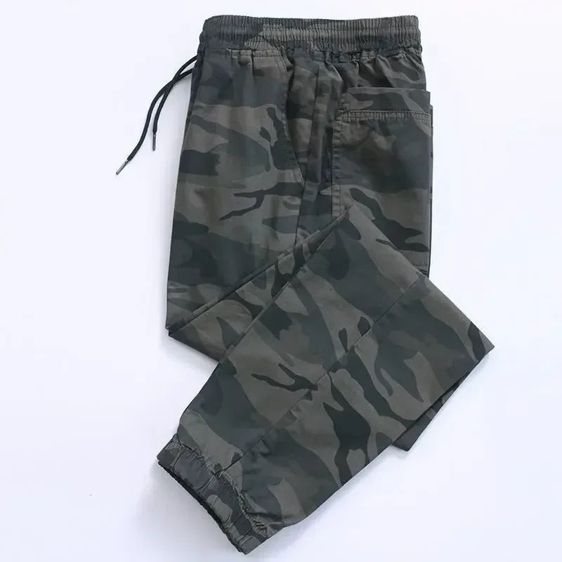 Men's Cargo Pants Camouflage Work Wear Male Trousers Harem Camo Techwear Y2k Emo High Quality Cheap Large Size Fashion Big Loose