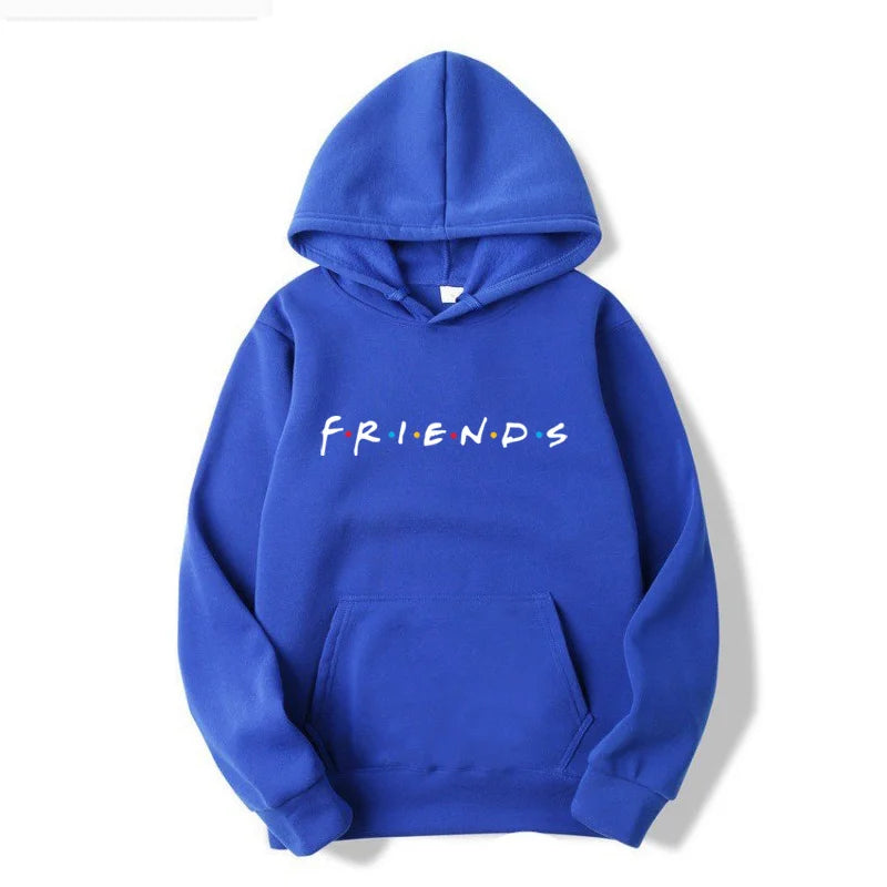 2024 New Autumn and winter fashion friends hoodie sweatshirt white friend shirt and hat hooded sweatshirt for men and women