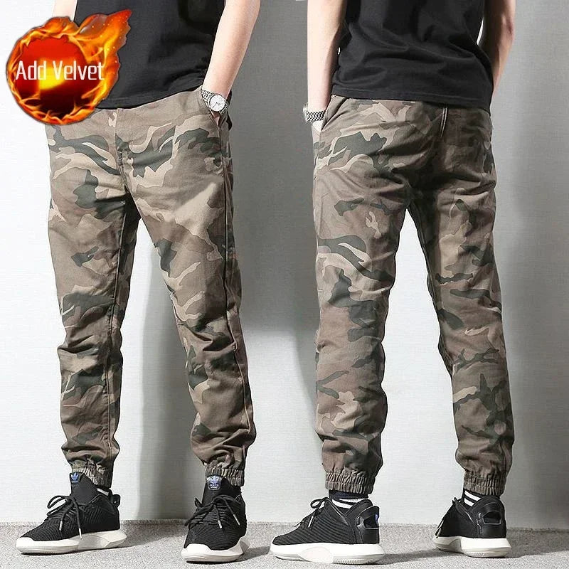Men's Cargo Pants Camouflage Work Wear Male Trousers Harem Camo Techwear Y2k Emo High Quality Cheap Large Size Fashion Big Loose