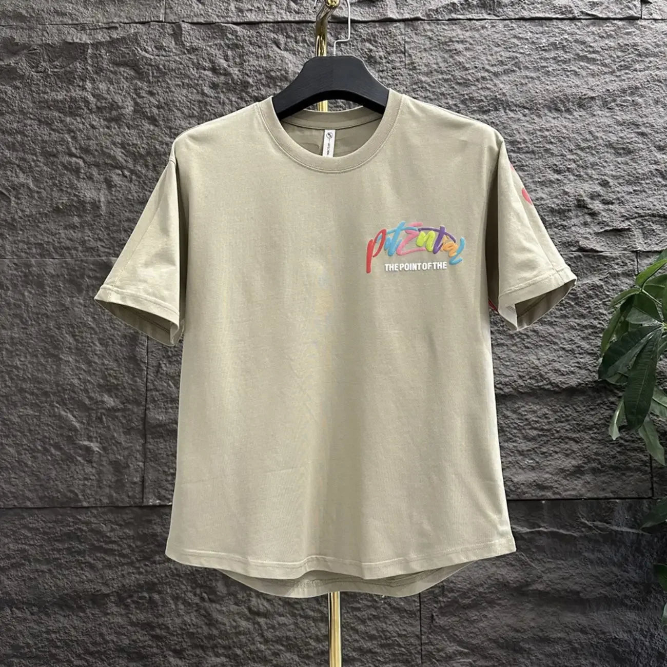 100℅ Cotton Black Drawings Tops Alphabet Graphic Men's T-shirt Basic Casual Elastic Cool Trend New In Summer Male Tees Shirts