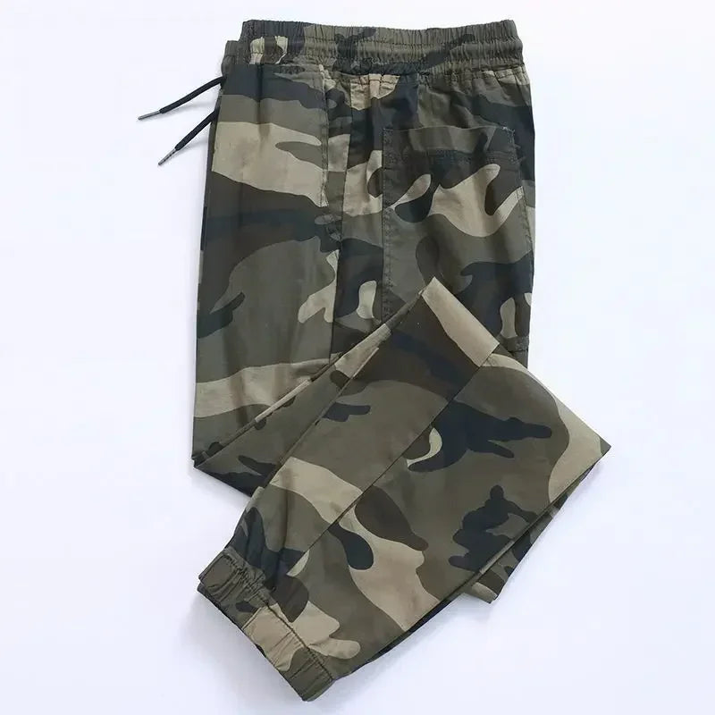 Men's Cargo Pants Camouflage Work Wear Male Trousers Harem Camo Techwear Y2k Emo High Quality Cheap Large Size Fashion Big Loose