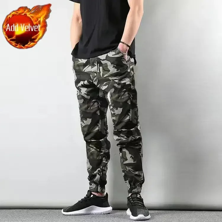 Men's Cargo Pants Camouflage Work Wear Male Trousers Harem Camo Techwear Y2k Emo High Quality Cheap Large Size Fashion Big Loose