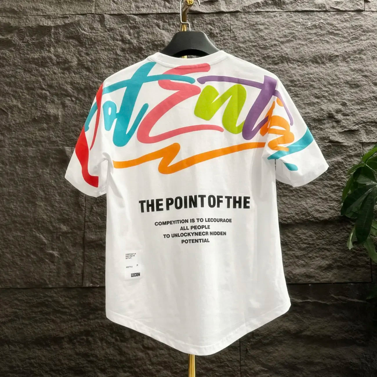 100℅ Cotton Black Drawings Tops Alphabet Graphic Men's T-shirt Basic Casual Elastic Cool Trend New In Summer Male Tees Shirts
