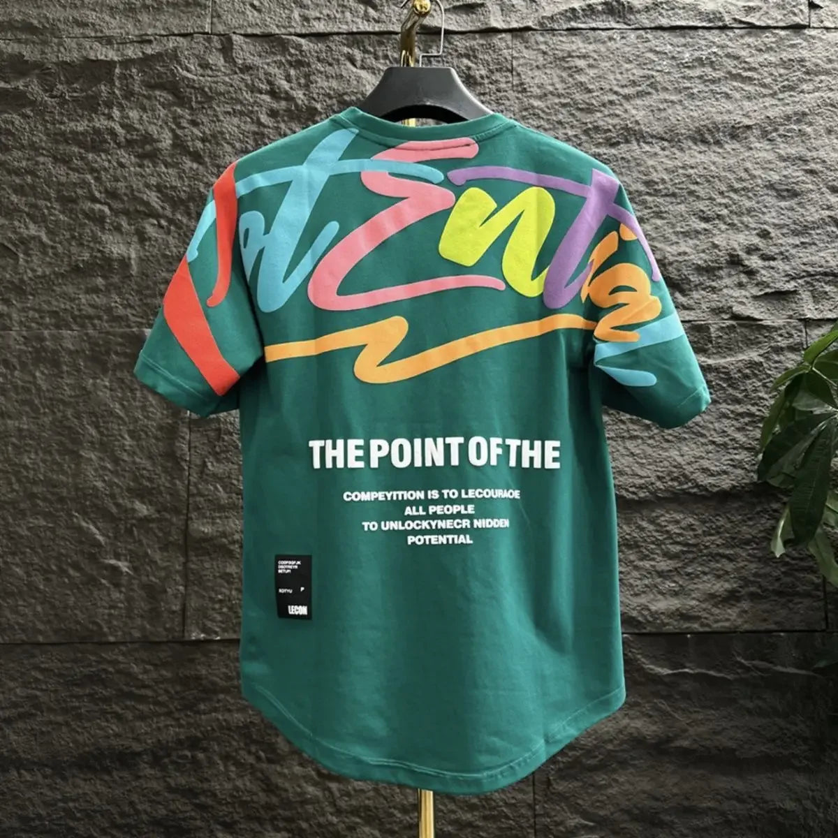 100℅ Cotton Black Drawings Tops Alphabet Graphic Men's T-shirt Basic Casual Elastic Cool Trend New In Summer Male Tees Shirts