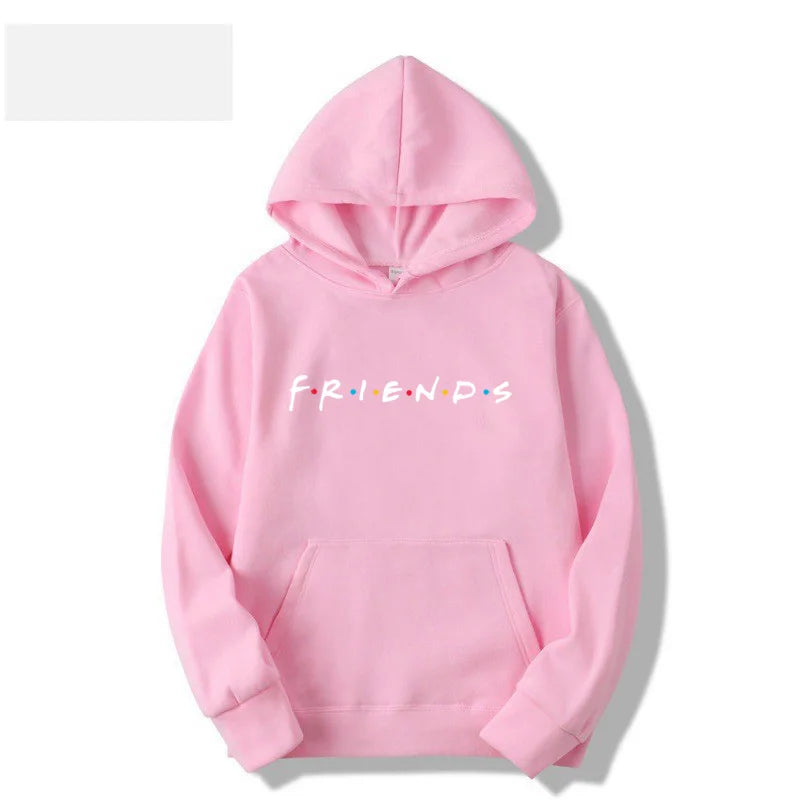 2024 New Autumn and winter fashion friends hoodie sweatshirt white friend shirt and hat hooded sweatshirt for men and women