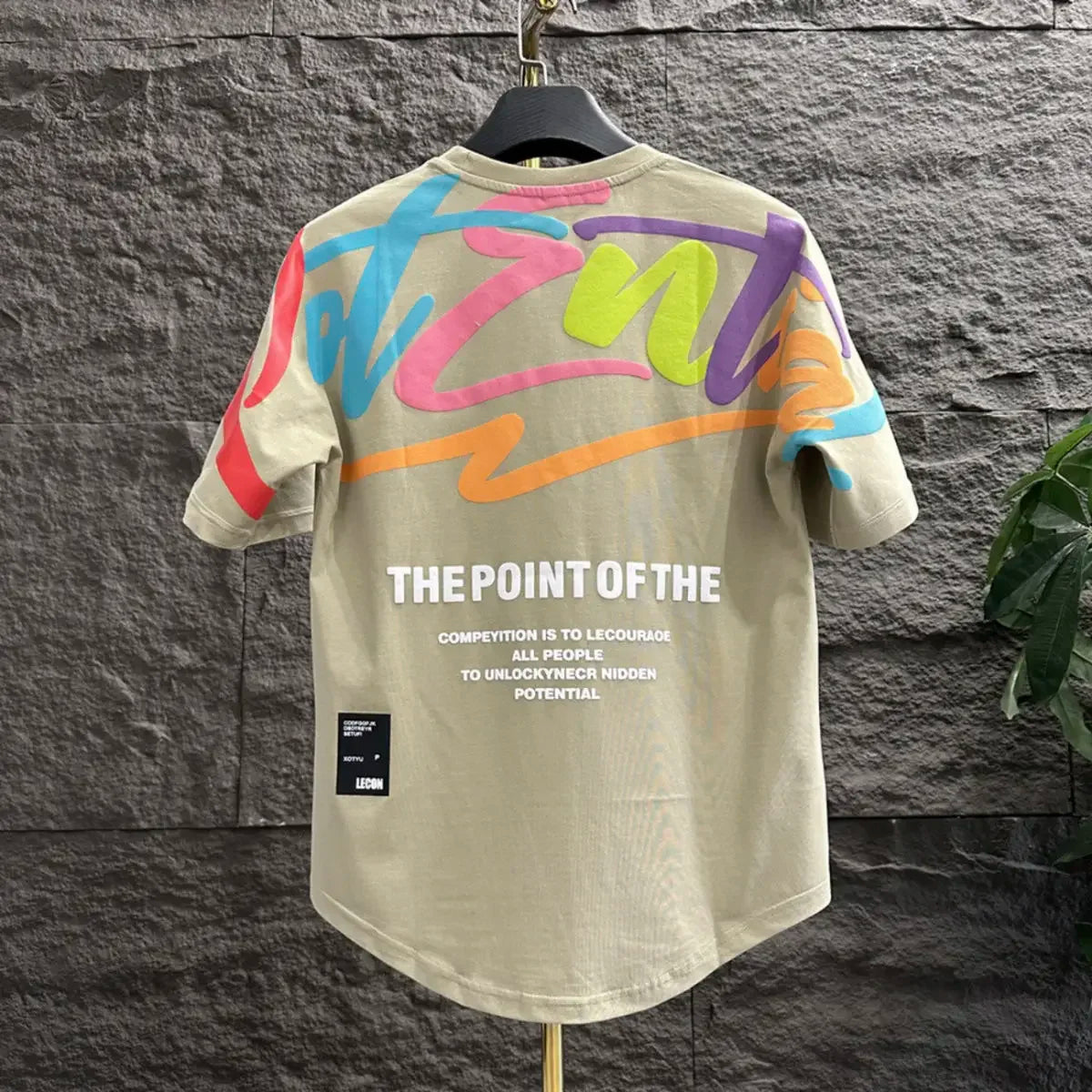 100℅ Cotton Black Drawings Tops Alphabet Graphic Men's T-shirt Basic Casual Elastic Cool Trend New In Summer Male Tees Shirts