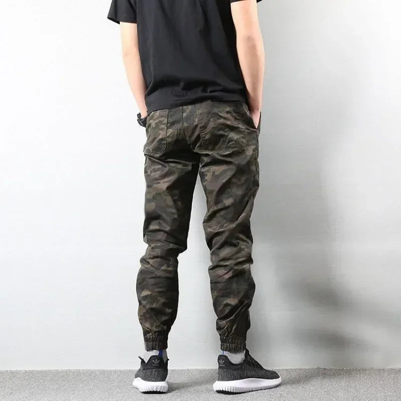 Men's Cargo Pants Camouflage Work Wear Male Trousers Harem Camo Techwear Y2k Emo High Quality Cheap Large Size Fashion Big Loose