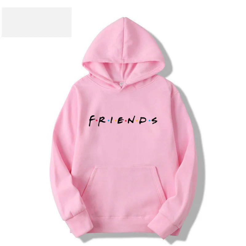 2024 New Autumn and winter fashion friends hoodie sweatshirt white friend shirt and hat hooded sweatshirt for men and women