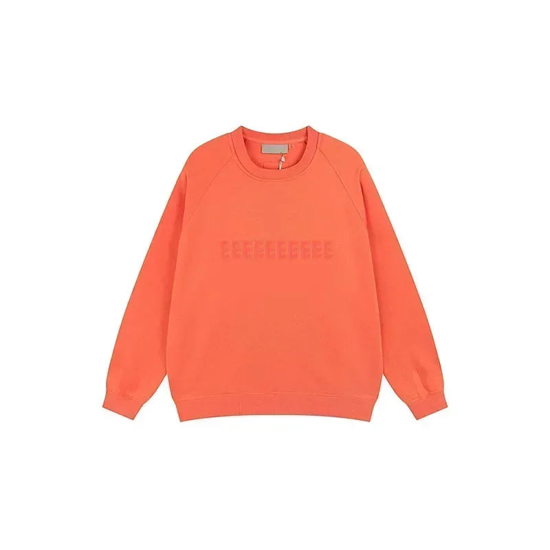 Season 8 Luxury Design Women's Hoodies Chest Two Rows Flocking Letter Logo Sweaters Fashion Brand Couple High Street Hoodie Sets