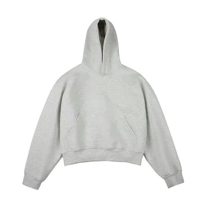 Short Chinese Cotton Composite Silver Fox Velvet Hooded Sweater