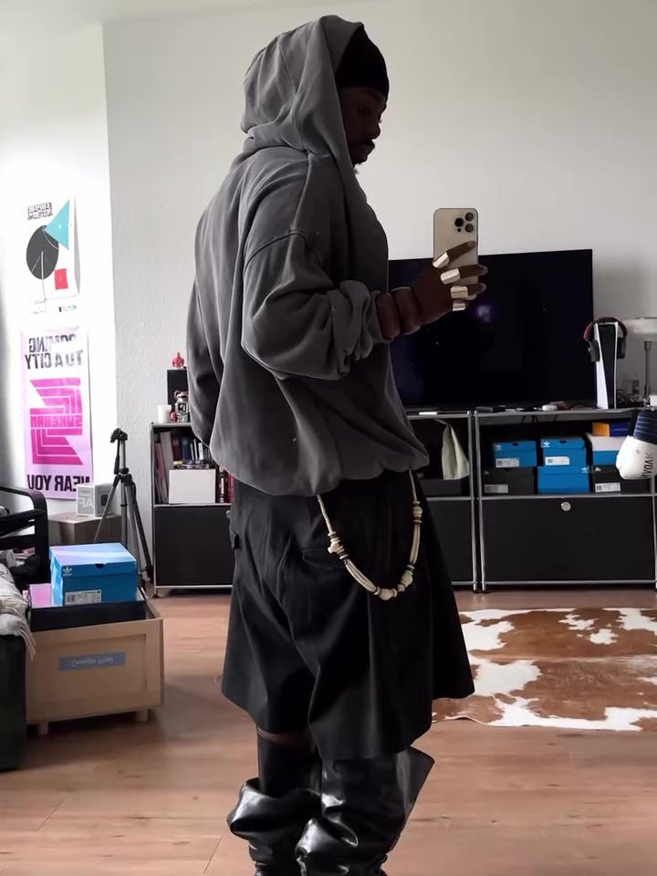 Men's Casual Hooded Loose Sweatshirt