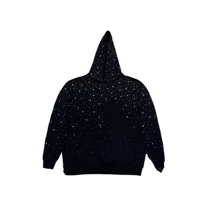 Men's And Women's New Rhinestone Hooded Sweater