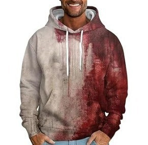 Men's Casual Digital Printing Hoodie Sweater