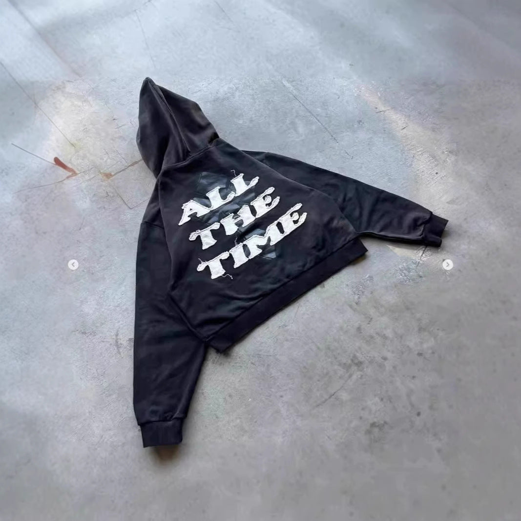 Fashion Digital Printing Loose Men's Women's Pullover