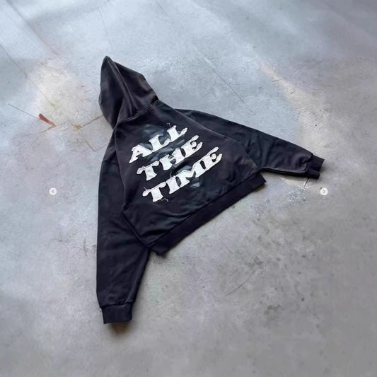 Fashion Digital Printing Loose Men's Women's Pullover