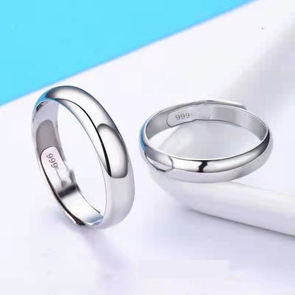 Silver Plated Ring Smooth Opening Accessories Gold Plated