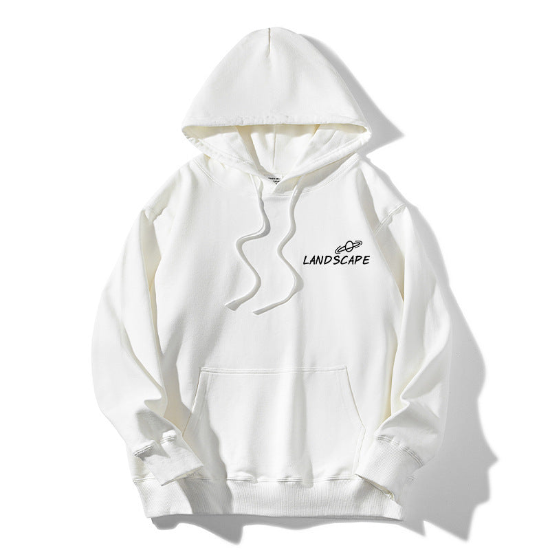 Japanese Tide Ukiyoe Star Print Hoodie Sweatshirt Men