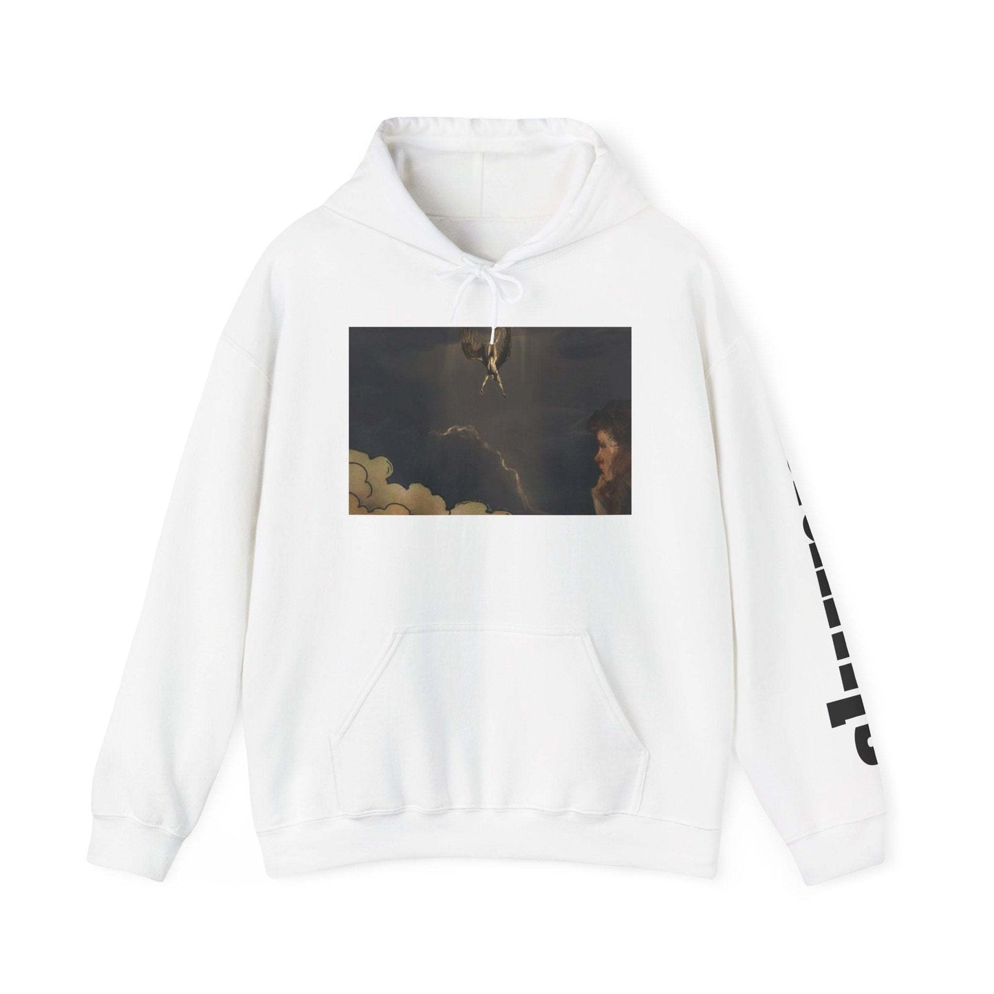 Drop-shoulder Sleeve Casual Sports Hoodie Sweater