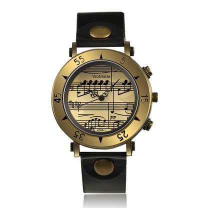 Foreign Trade WoMaGe New Music Symbol Watch Fashion Novel Men's Watch Wholesale