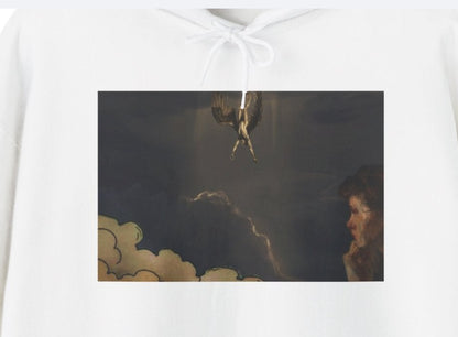 Drop-shoulder Sleeve Casual Sports Hoodie Sweater