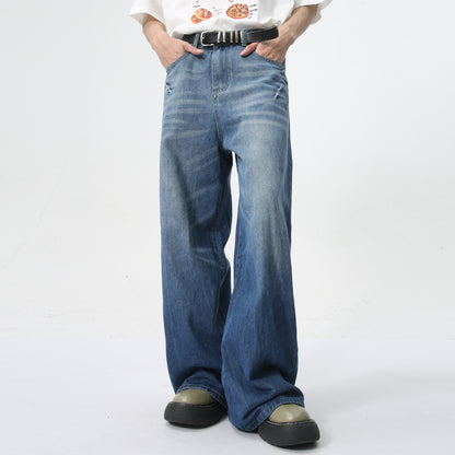 Men's Summer New Loose Straight Jeans