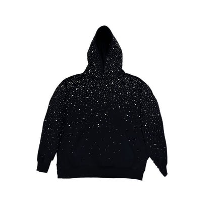 Men's And Women's New Rhinestone Hooded Sweater