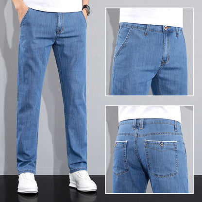 Versatile Stretch Korean Style Slim Fit Trousers